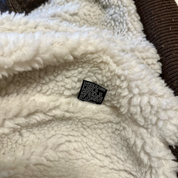 Context Brown Leather Vest - Picture 5 of 6